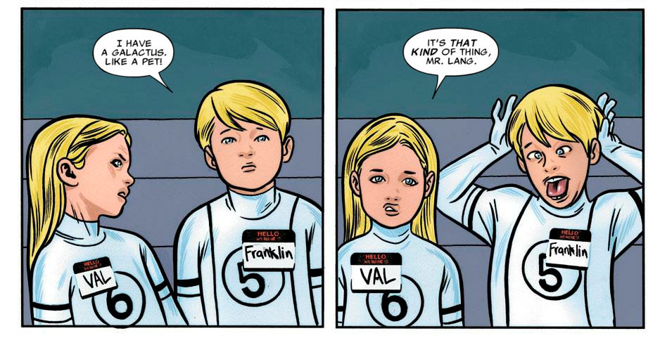 Franklin y Valeria Richards hijos de la Mujer Invisible y Mr. Fantástico Franklin y Valeria Richards hijos de la Mujer Invisible y Mr. Fantástico