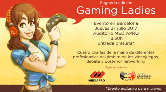 Gaming Ladies evento mujeres