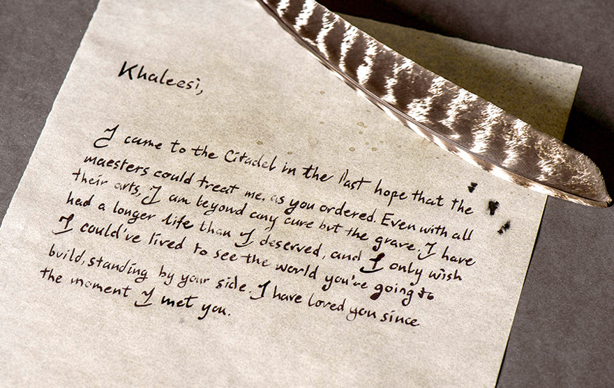 HBO desvela el contenido de la carta de Ser Jorah a Khaleesi en Juego de Tronos HBO desvela el contenido de la carta de Ser Jorah a Khaleesi en Juego de Tronos