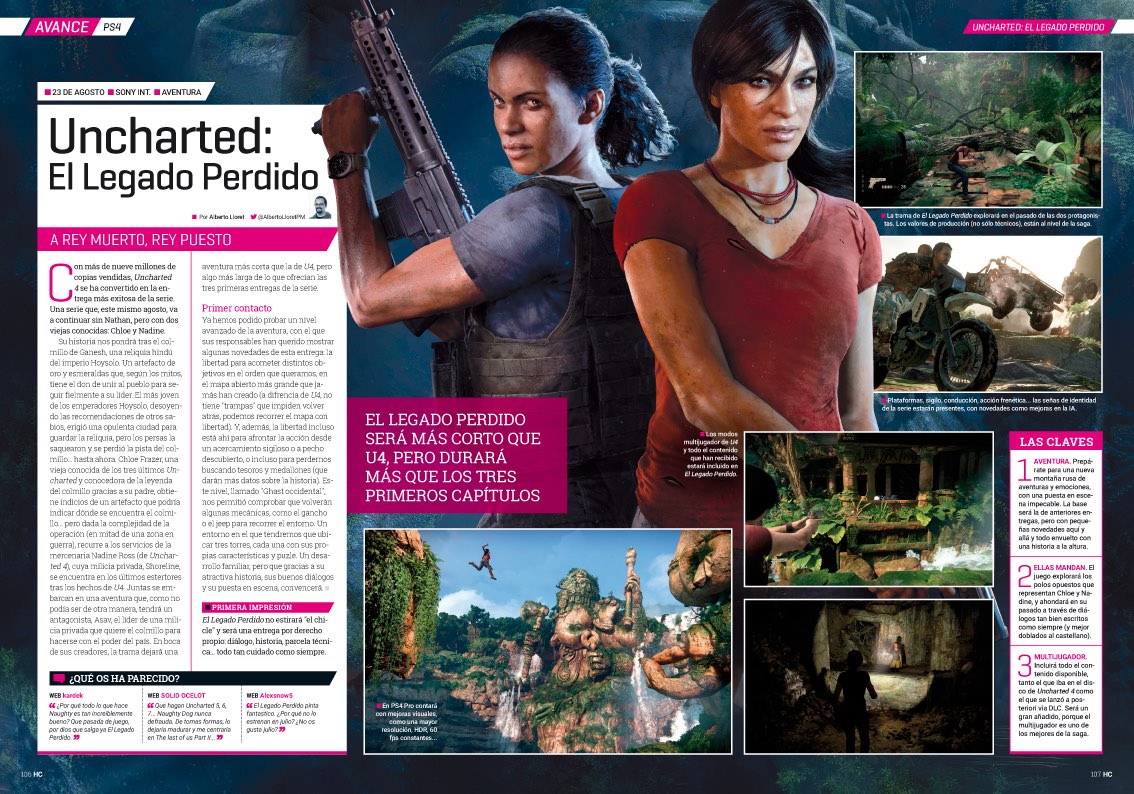 Hobby_Consolas_313_Avance Uncharted El Legado Perdido Hobby_Consolas_313_Avance Uncharted El Legado Perdido