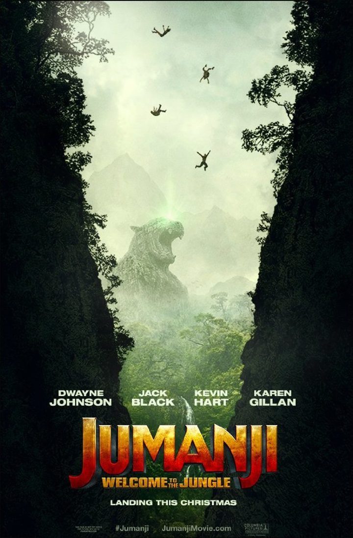 Jumanji: Bienvenidos cartel, póster, selva