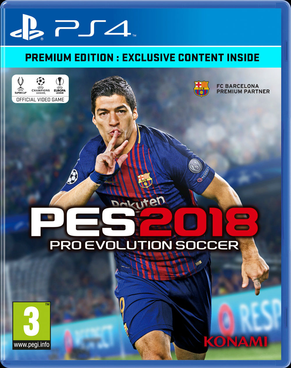 PES 2018 - Portada con Luis Suarez PES 2018 - Portada con Luis Suarez