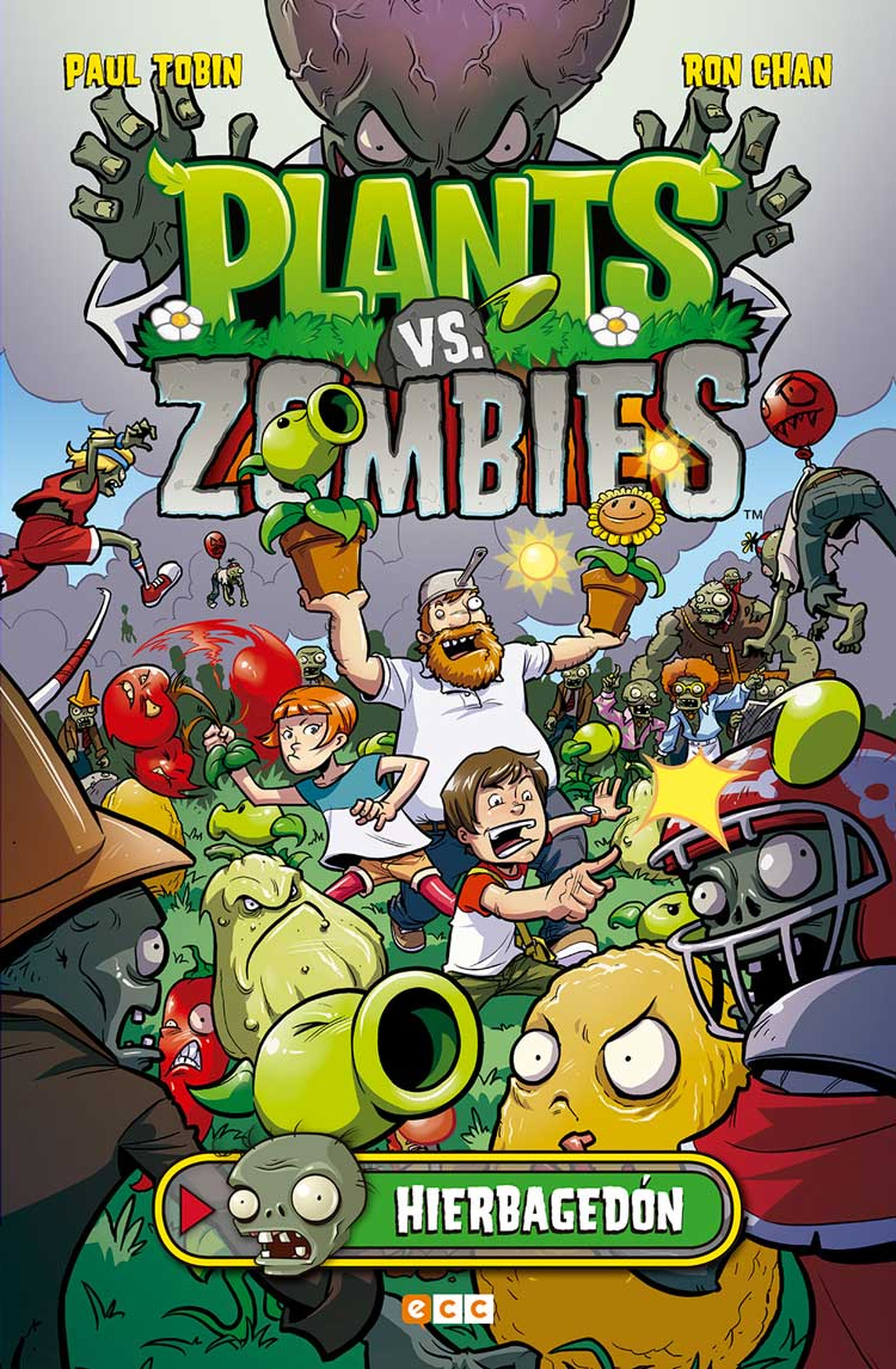 Plants vs. Zombies: Hierbagedón - Review del cómic del juego