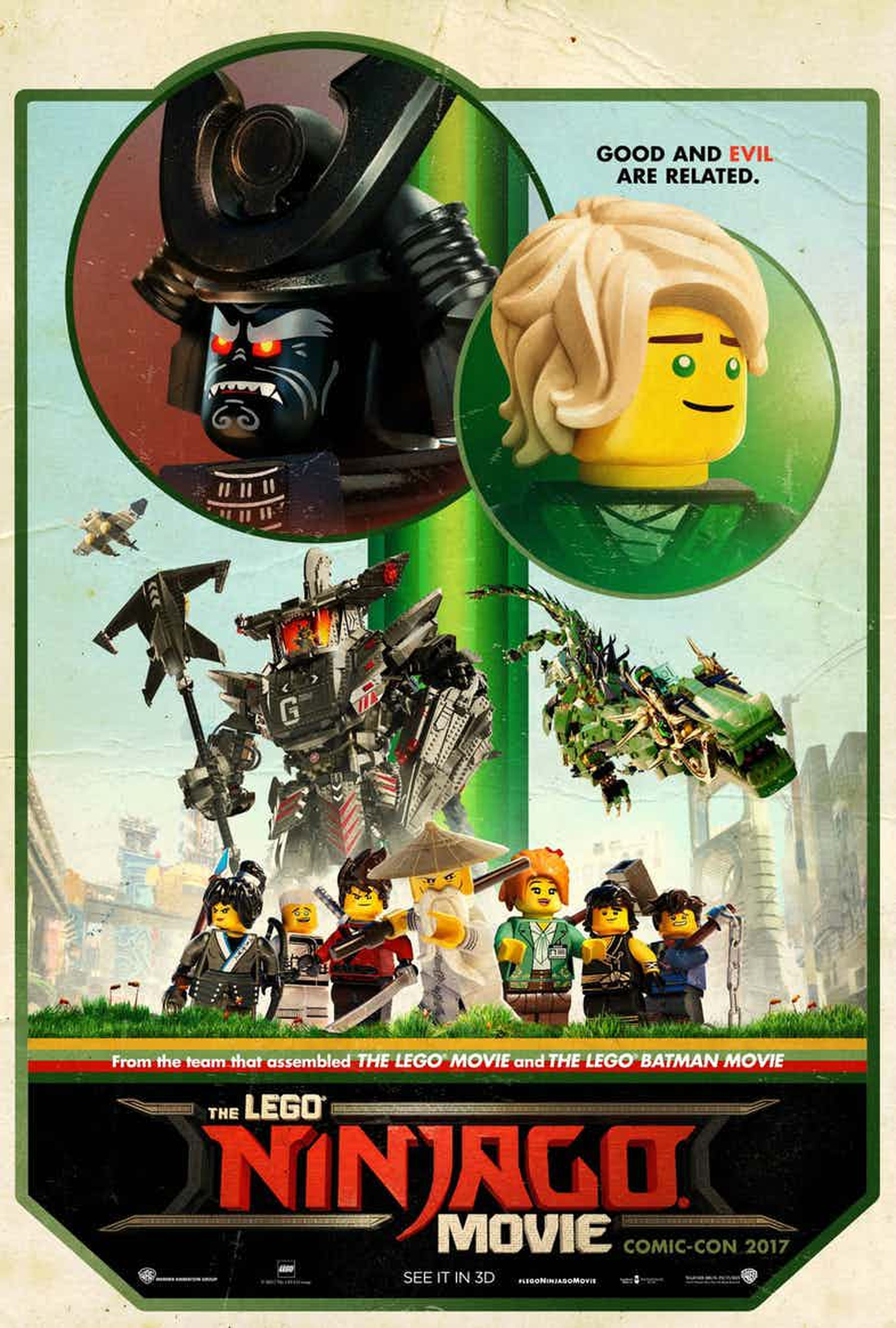 Poster de La Lego NInjago película