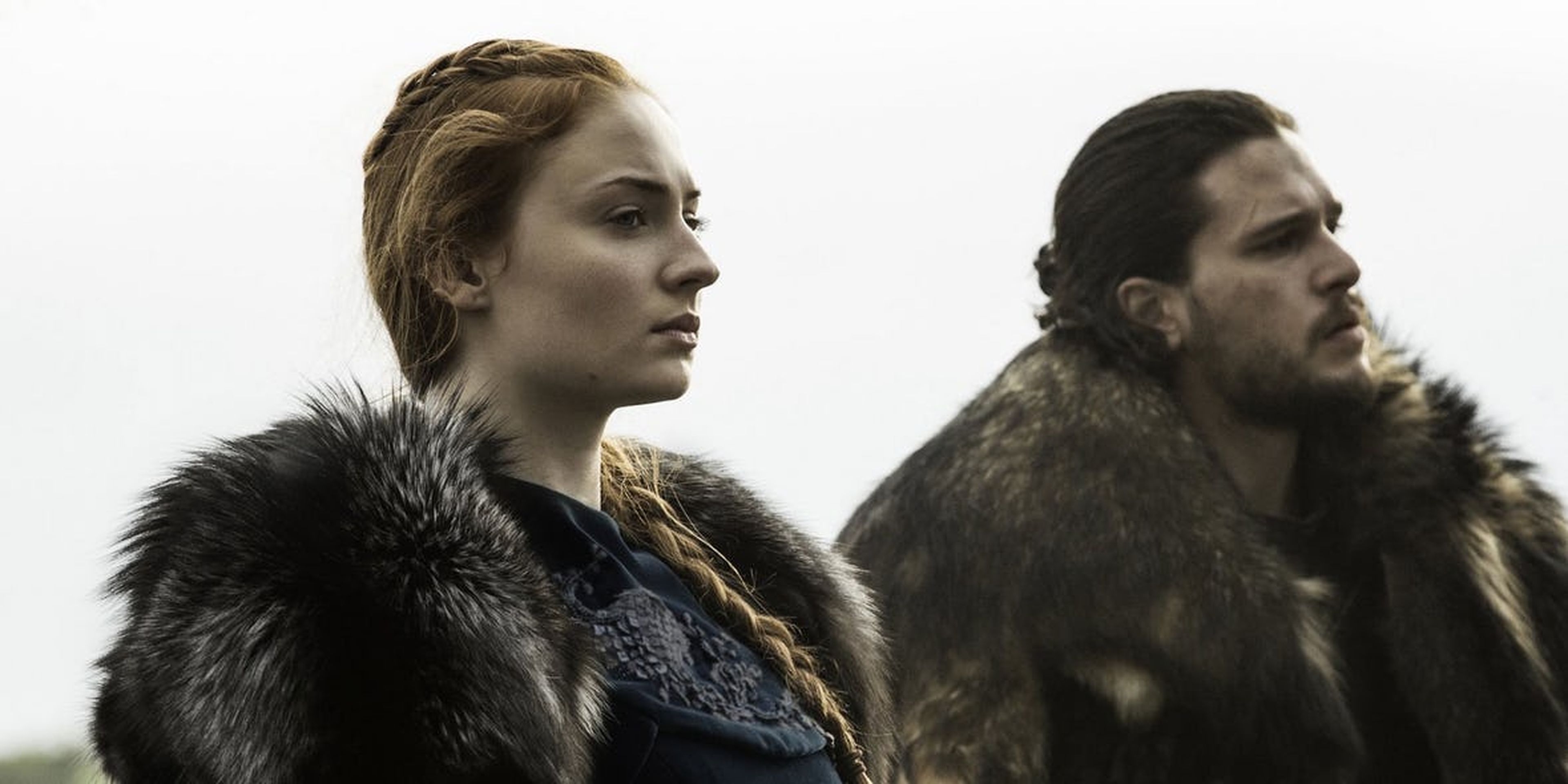 Sansa Stark y Jon Nieve