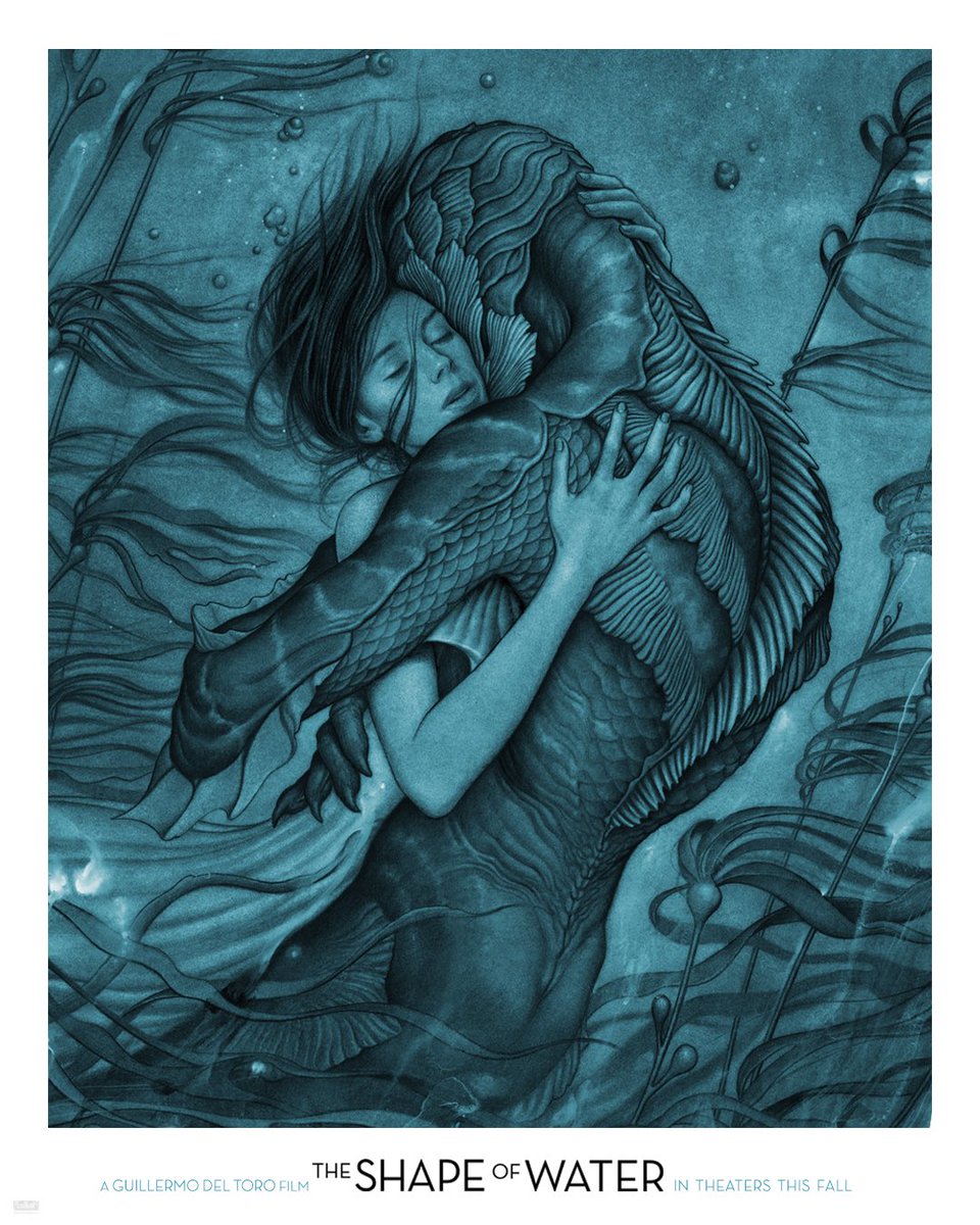 The Shape of Water póster The Shape of Water póster