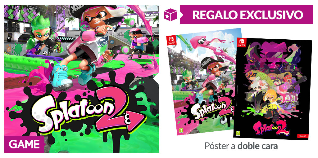 Splatoon 2 - Regalo de reserva en GAME Splatoon 2 - Regalo de reserva en GAME