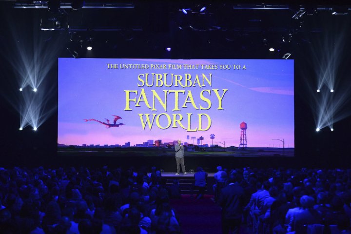 Suburban Fantasy World Pixar, animación, D23