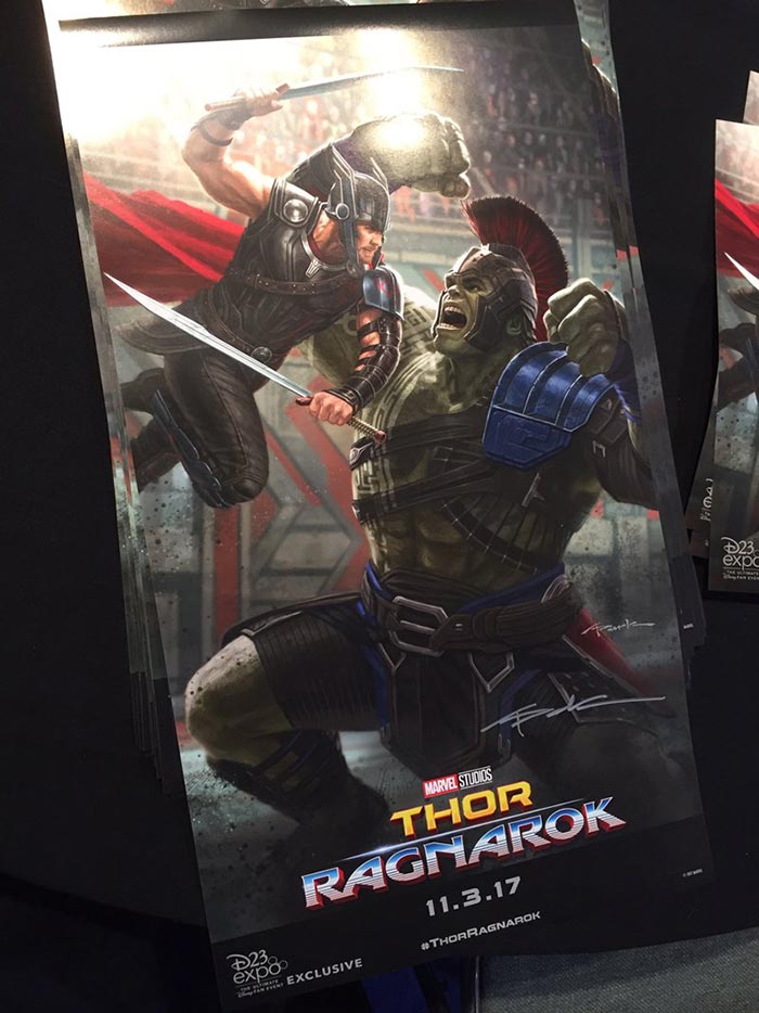 Thor Ragnarok Thor, Hulk, Andy Park