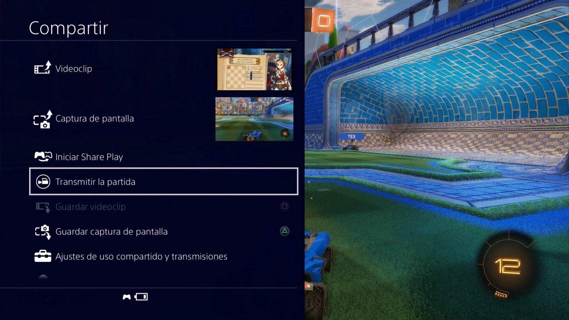 Transmitir partida en PS4 Streaming en PS4