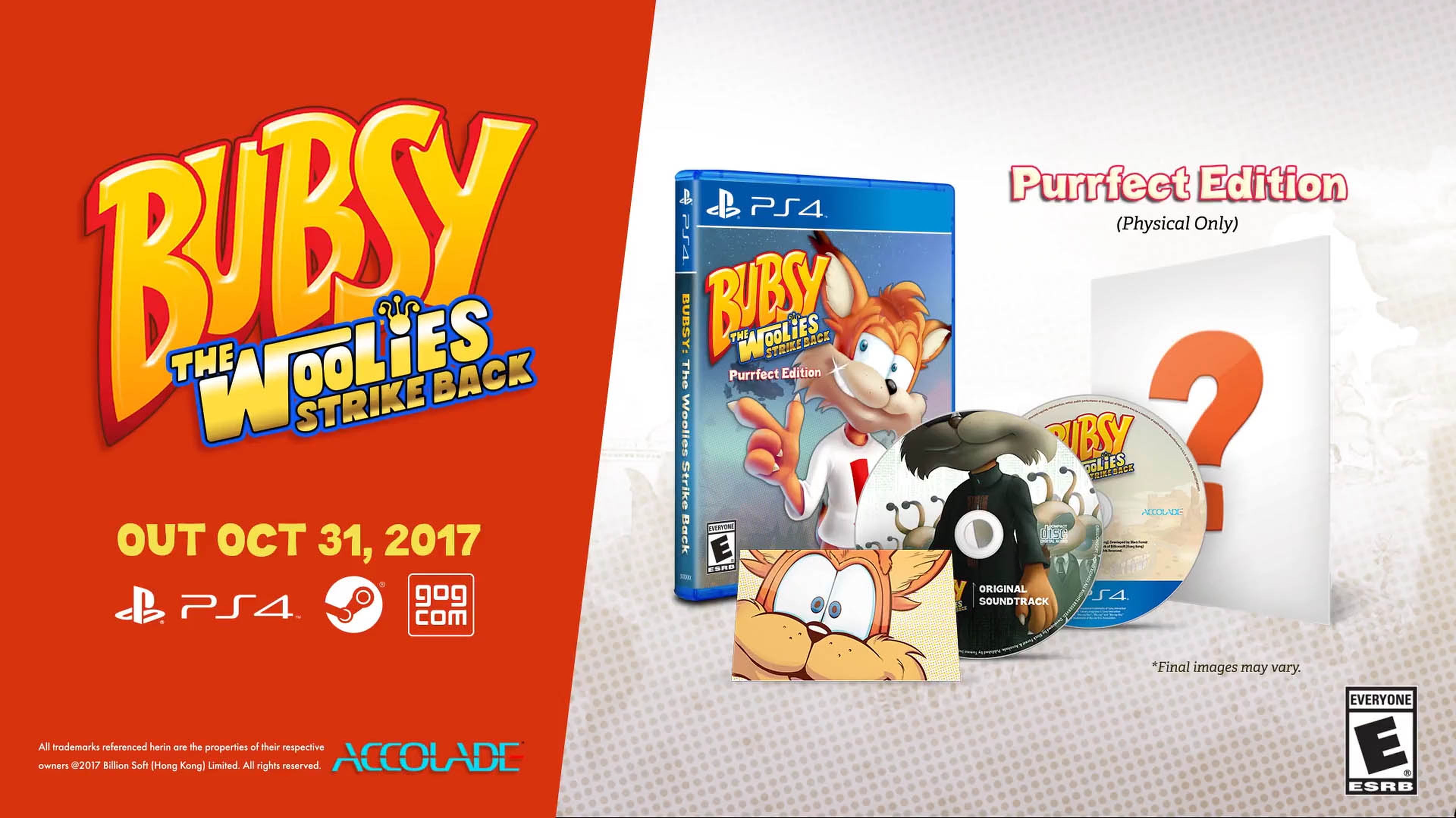Bubsy The Woolies Strike Back para PS4 y PC