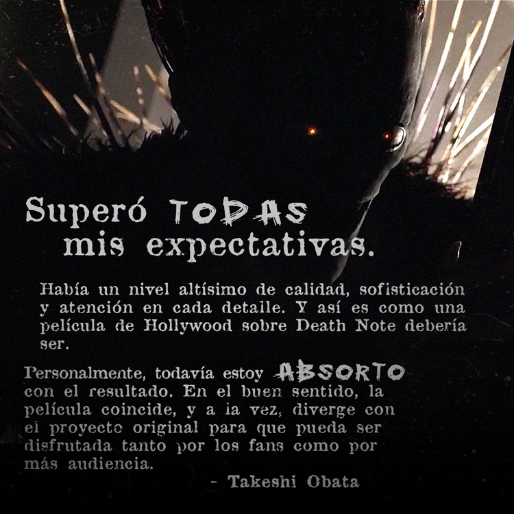 Los creadores de Death Note opinan sobre la película de Netflix Manga, exclusiva, Takeshi Obata