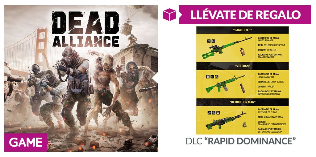 Dead Alliance - Regalo de reserva en GAME Dead Alliance - Regalo de reserva en GAME