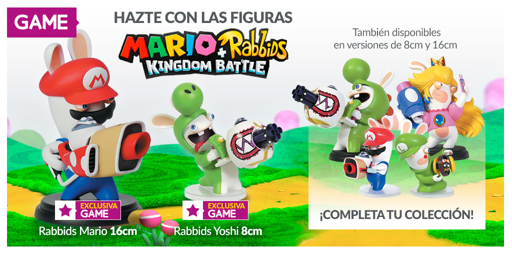 Figuras de Mario + Rabbids Kingdom Battle en GAME Figuras de Mario + Rabbids Kingdom Battle en GAME