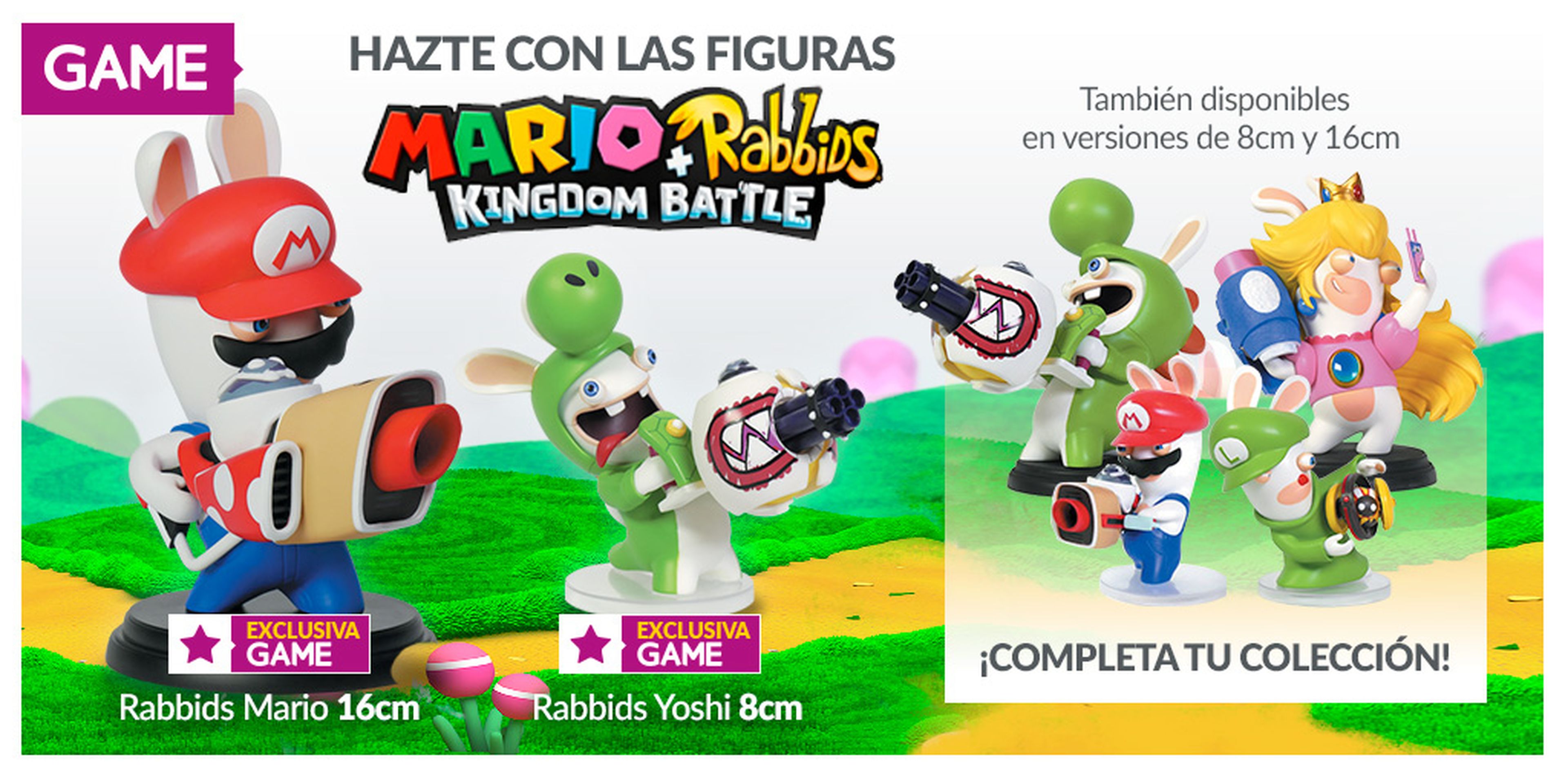Figuras de Mario + Rabbids Kingdom Battle en GAME