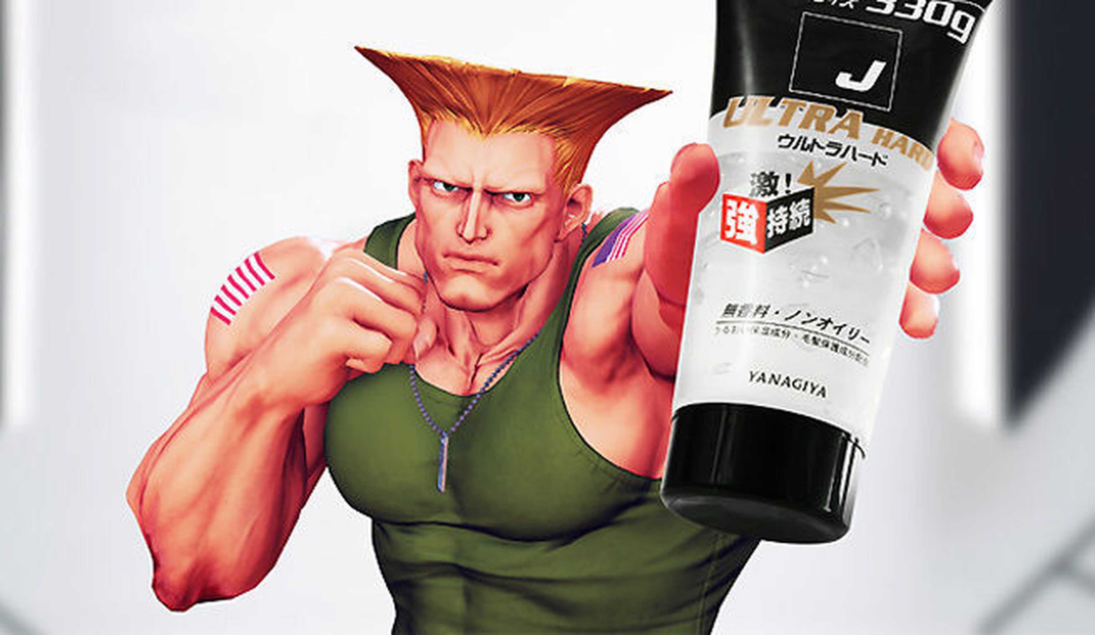 Guile, de Street Fighter, anuncia gomina en Japón