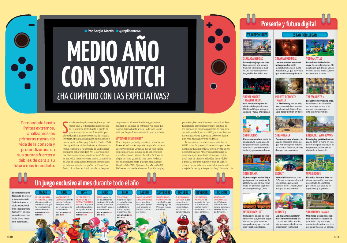 Hobby Consolas 314, a la venta con pósters de Uncharted y Wolfenstein Hobby Consolas 314