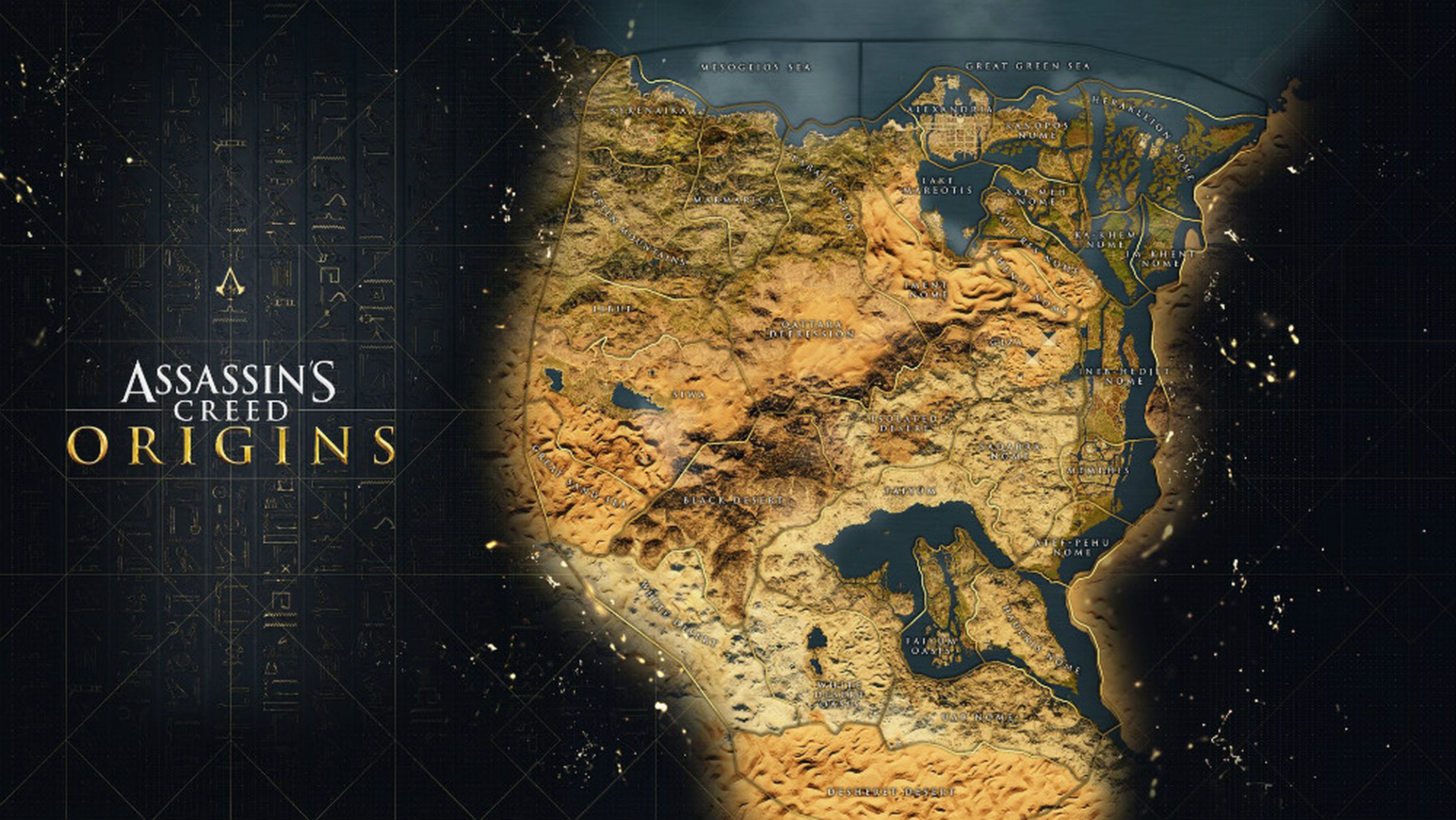 Mapa de Assassin's Creed Origins