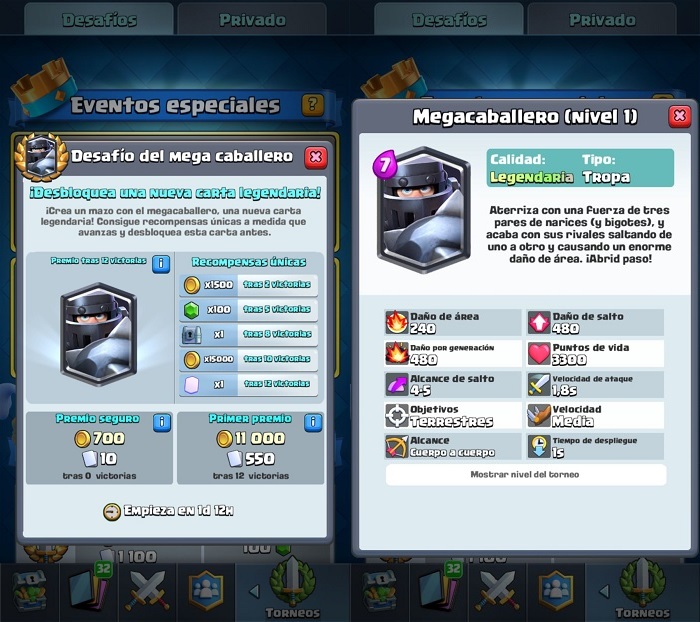 Mega Caballero de Clash Royale Mega Caballero de Clash Royale