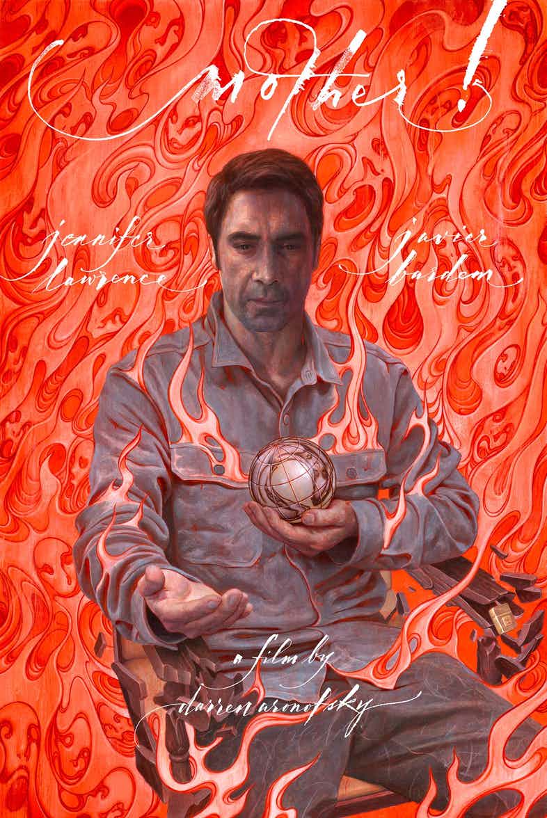 Mother! póster Javier Bardem Mother! póster Javier Bardem