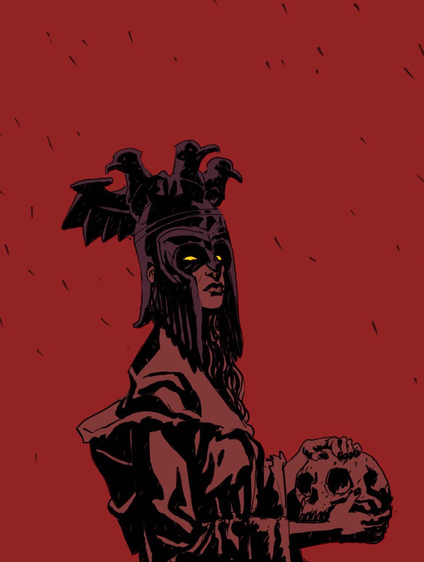 Nimue, la Reina de la Sangre en Hellboy Nimue, la Reina de la Sangre en Hellboy