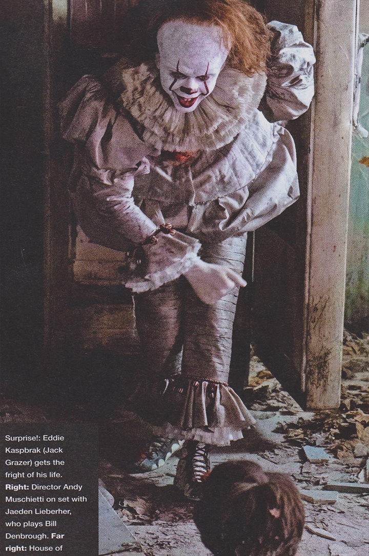 Nuevas imágenes de Pennywise en el remake de IT (Eso) Pennywise en el remake de IT (Eso)