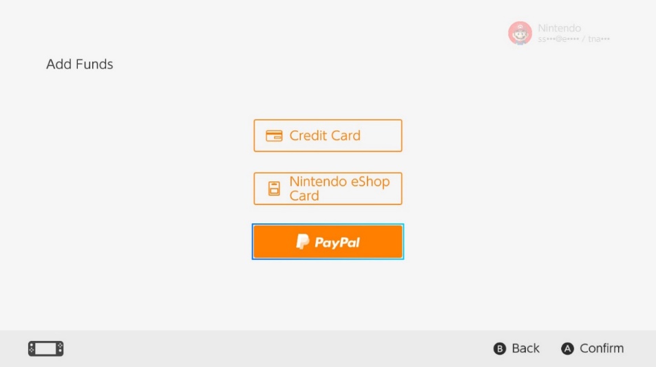 PayPal Nintendo Switch (buena) PayPal Nintendo Switch (buena)