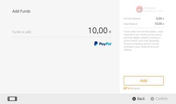 PayPal en Nintendo Switch PayPal en Nintendo Switch