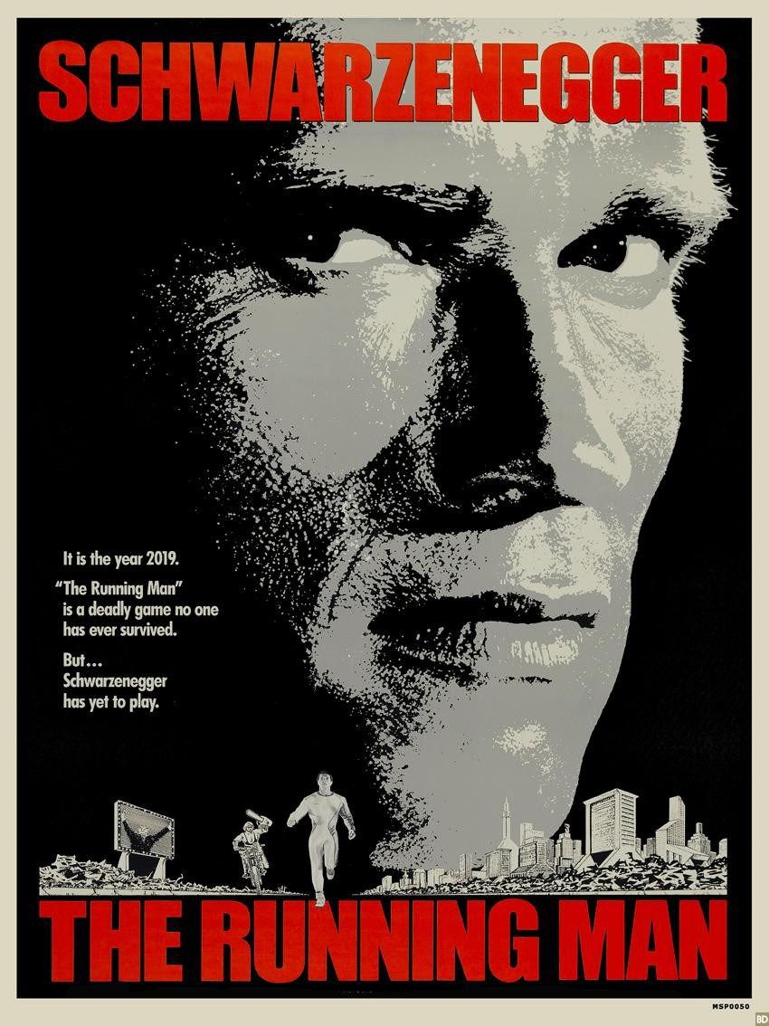 Perseguido The Running Man, Arnold Schwarzenegger