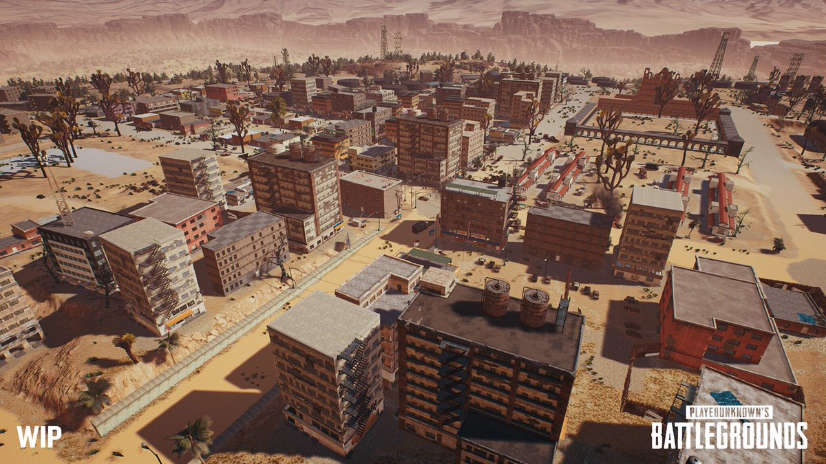 PlayerUnknown's Battlegrounds - Nuevo mapa Imagen del nuevo mapa desértico de PlayerUnknown's Battlegrounds