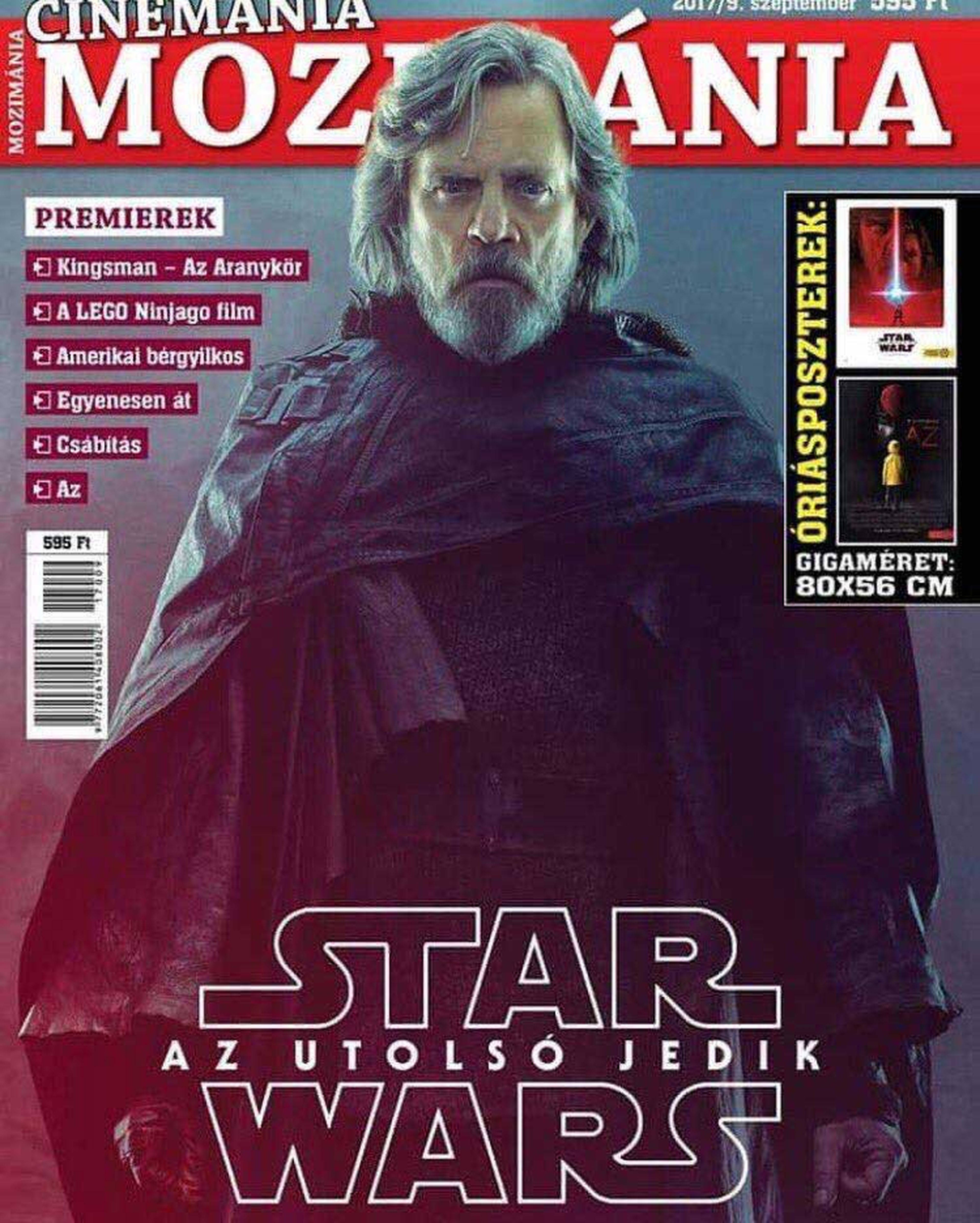 Portada Star Wars: Los últimos Jedi - Luke Skywalker
