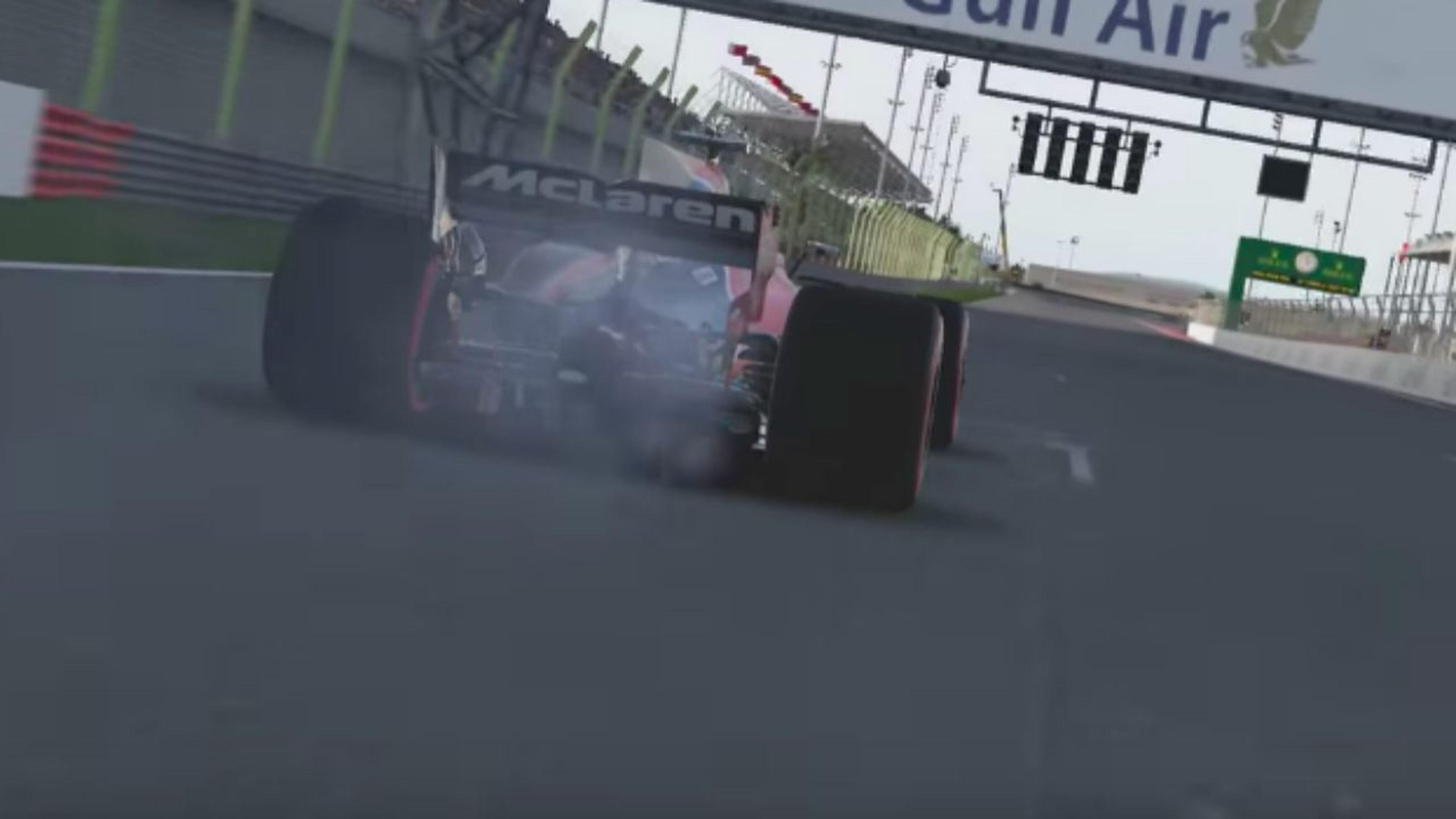 Problema de Alonso en el videojuego F1 2017