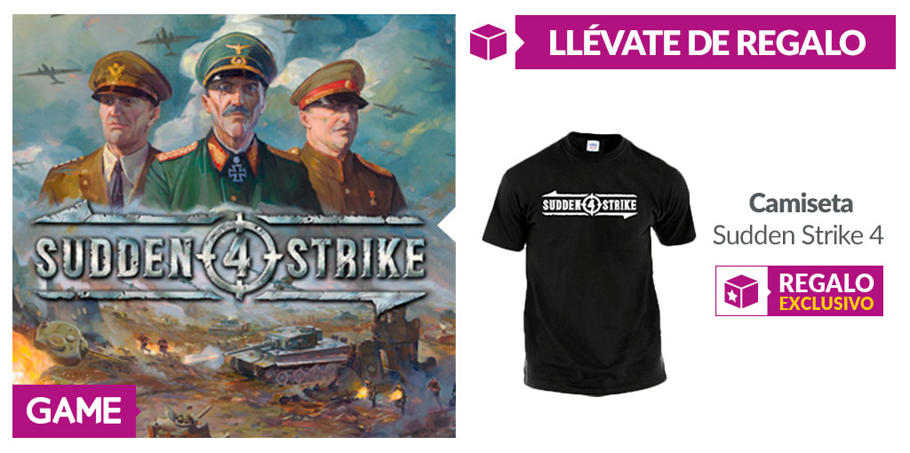 Regalo de reserva de Sudden Strike IV en GAME Regalo de reserva de Sudden Strike IV en GAME