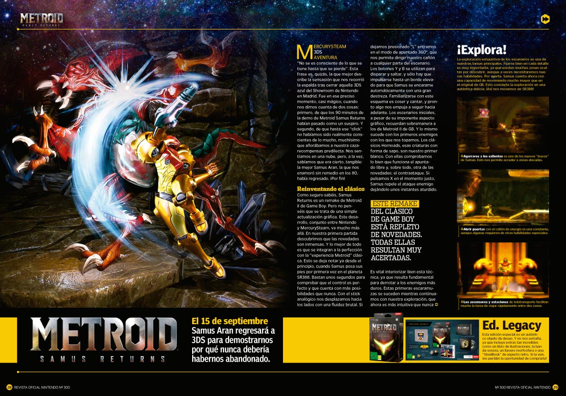 Reportaje Metroid Reportaje Metroid
