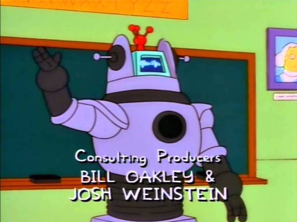 Robby el Robot en Los Simpsons Robby el Robot en Los Simpsons