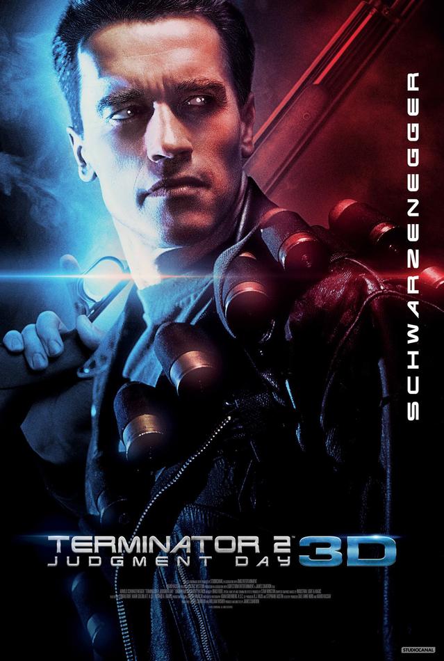 Terminator 2 póster reestreno 3D Terminator 2 póster reestreno 3D