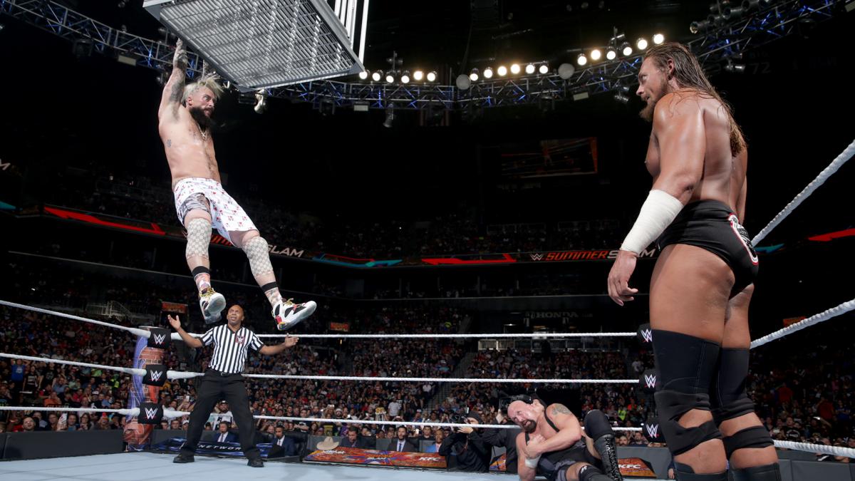 WWE SummerSlam 2017 - Big Cass vs. Big Show WWE SummerSlam 2017 - Big Cass vs. Big Show