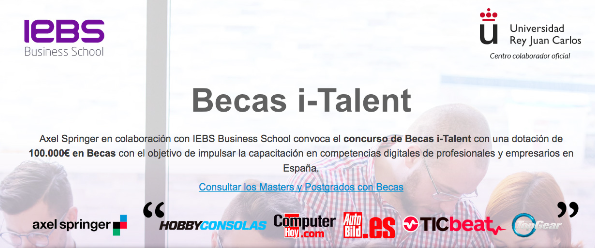 Becas i-Talent de Axel Springer e IEBS Becas i-Talent de Axel Springer e IEBS