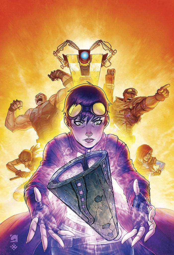 Borderlands cómic portada Borderlands cómic portada