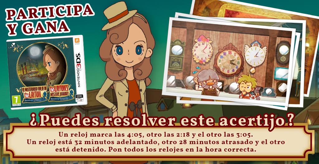 Concurso Layton 3DS Concurso Layton 3DS