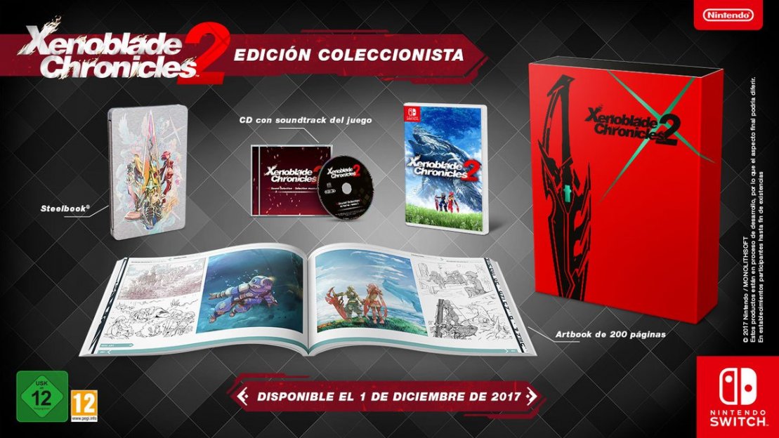 Edición coleccionista Xenoblade Chronicles 2 Xenoblade Chronicles 2
