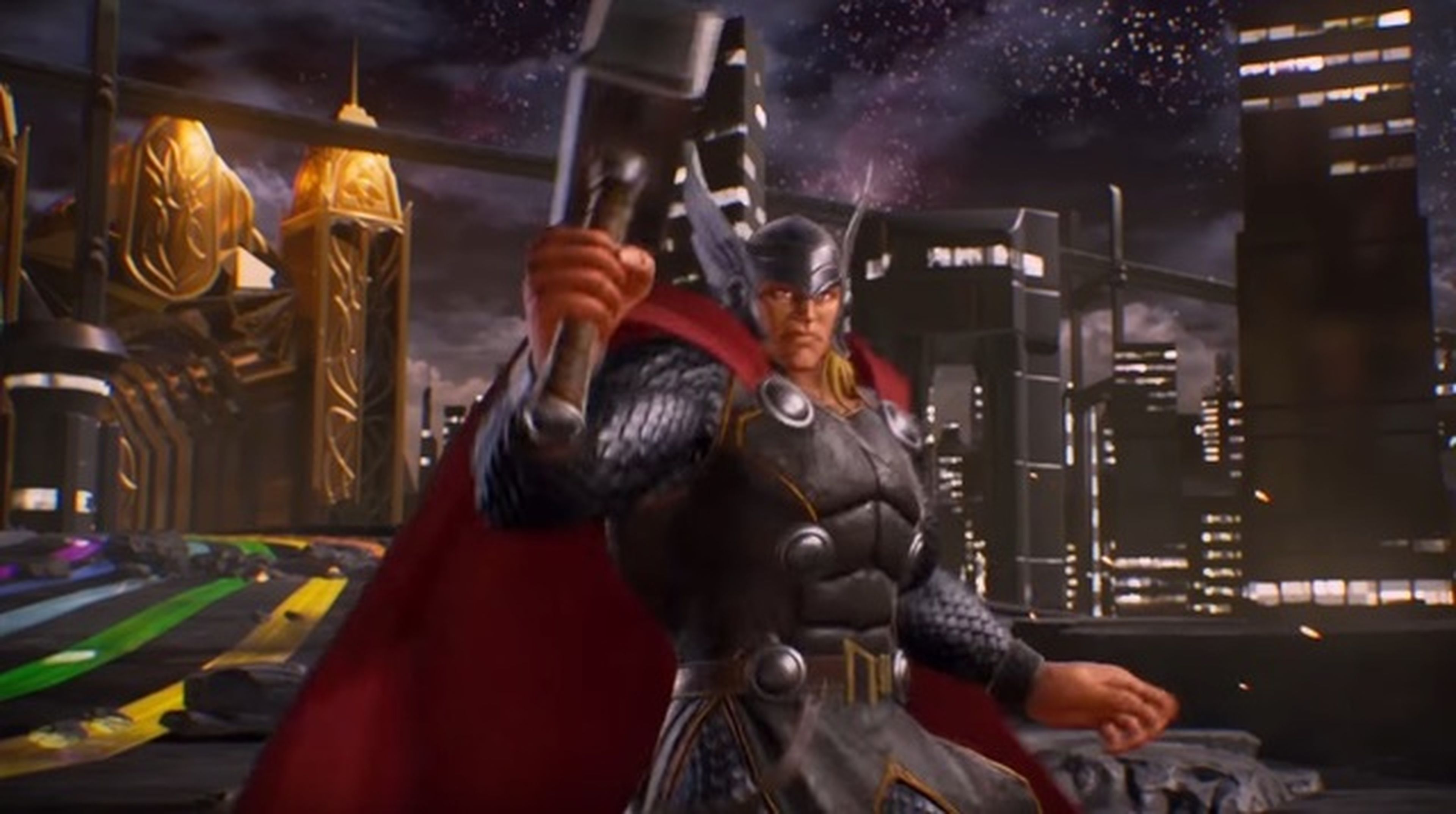 Thor en Marvel vs Capcom Infinite