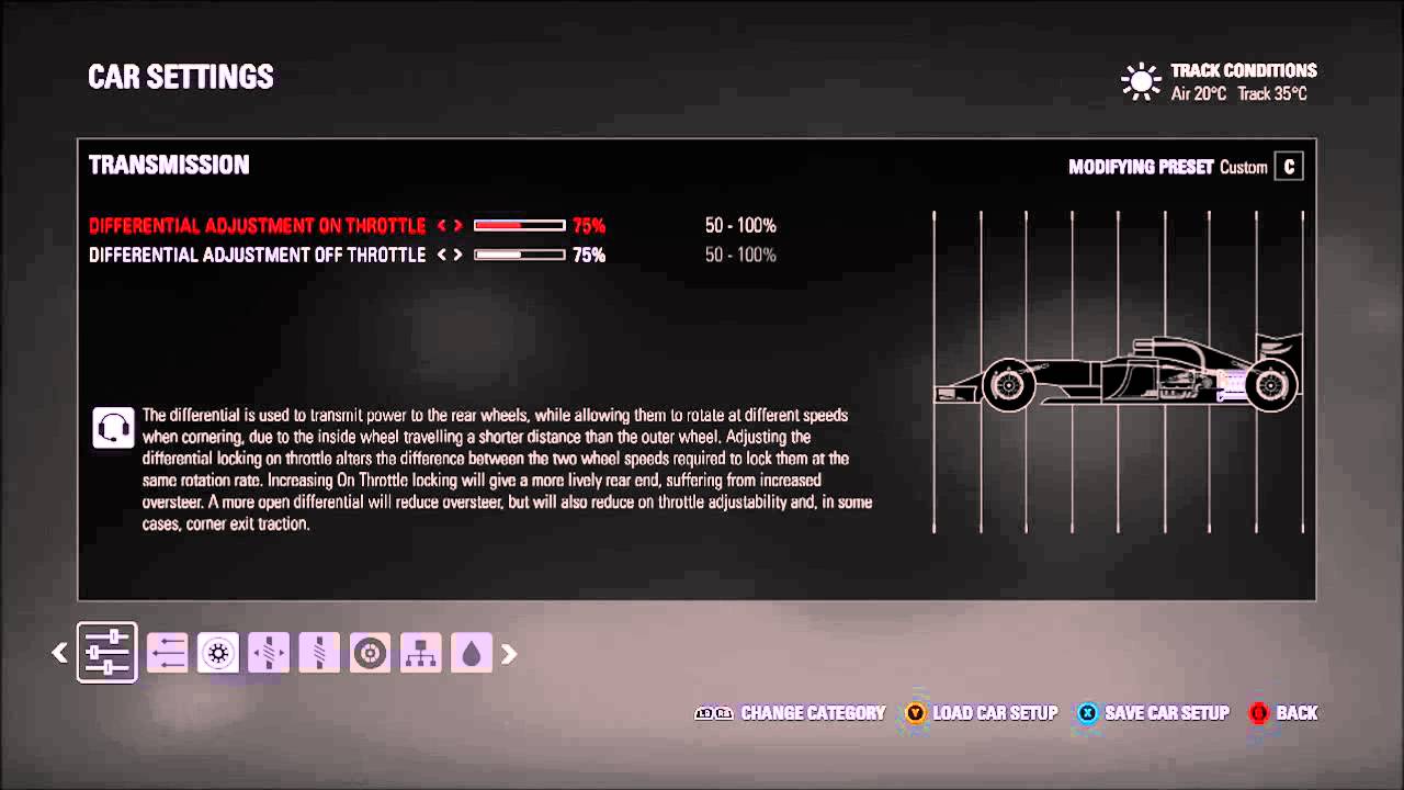 F1 2017 reglajes F1 2017 reglajes
