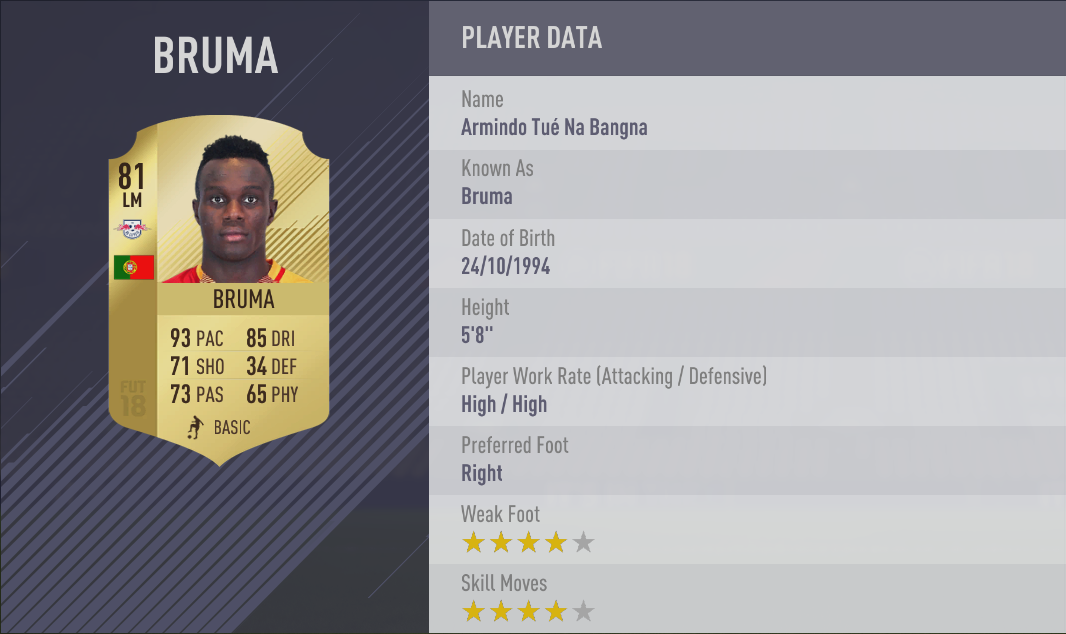 FIFA 18 jugadores más rápidos FIFA 18 jugadores más rápidos