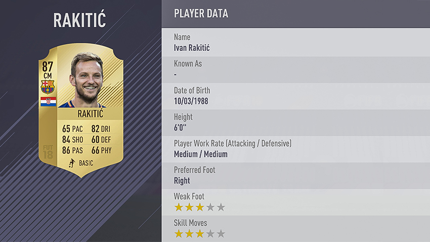 FIFA 18 jugadores FIFA 18 jugadores