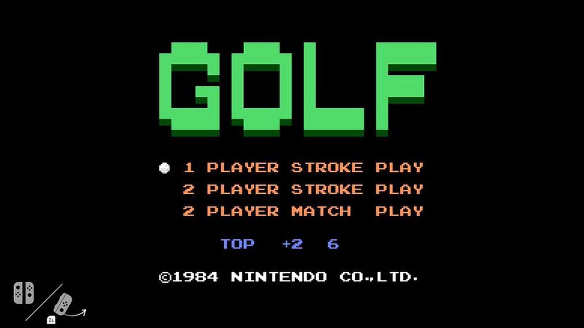 Golf (1984) en Nintendo Switch