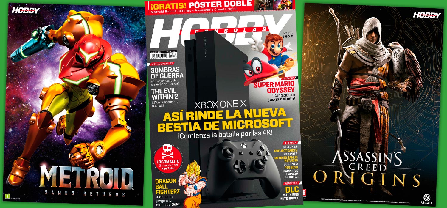 Hobby Consolas 315, a la venta con pósters de Metroid y Assassin's Creed Hobby Consolas 315
