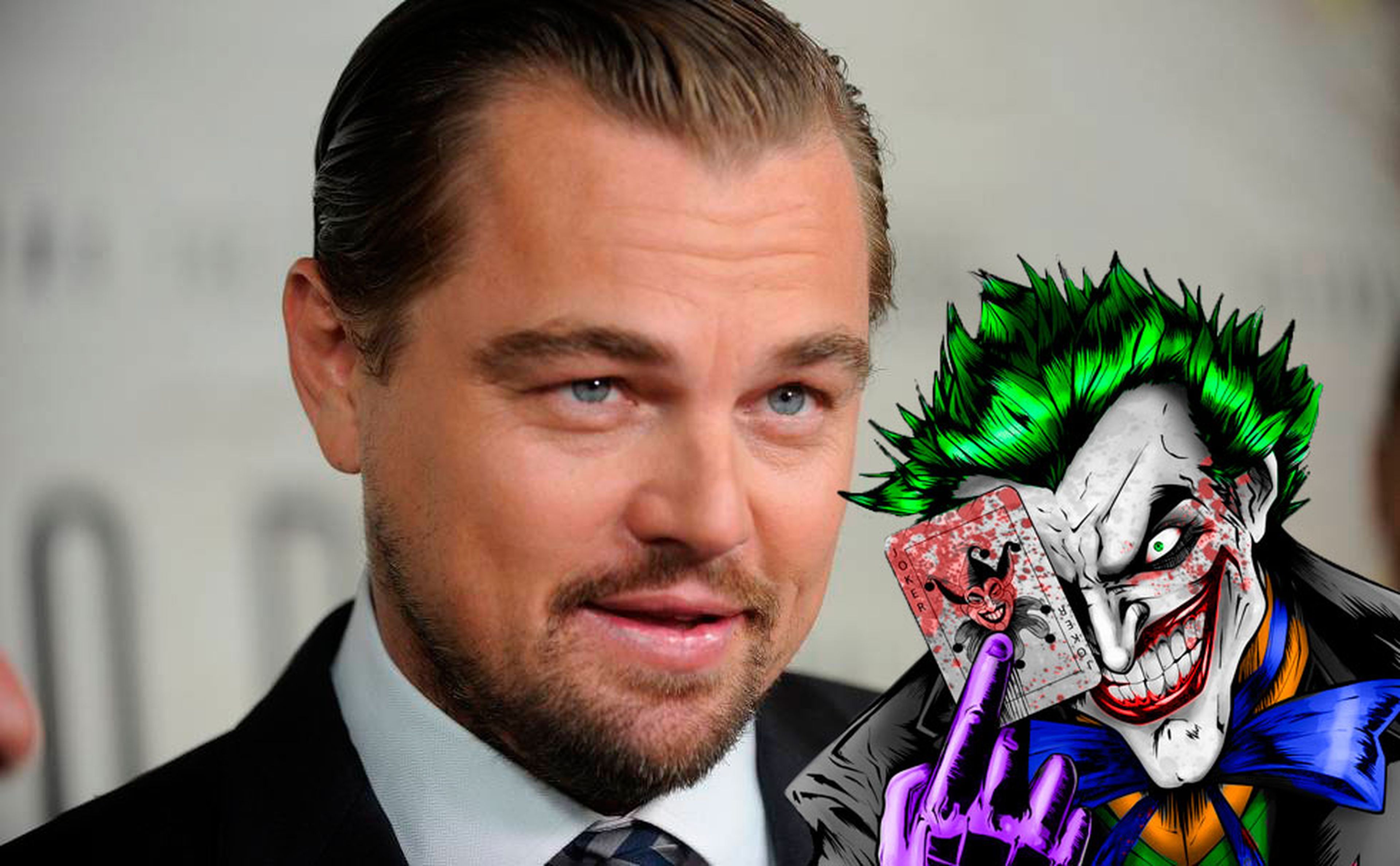 Leonardo DiCaprio como el Joker