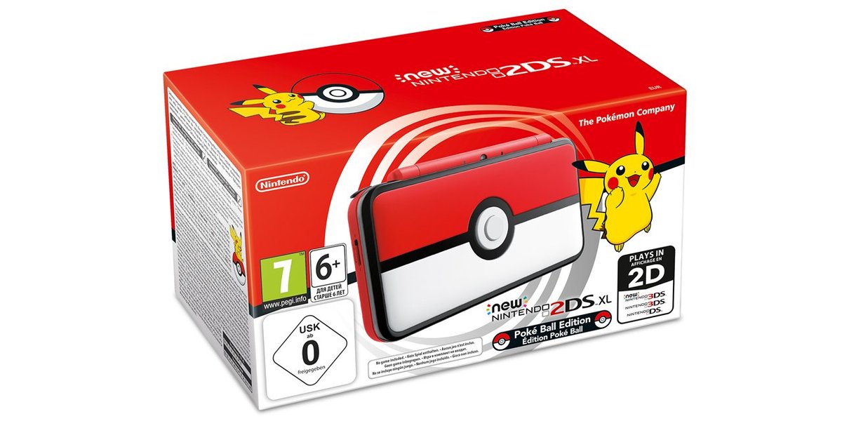 Nintendo 2DS XL Edición Pokéball Nintendo 2DS XL Edición Pokéball
