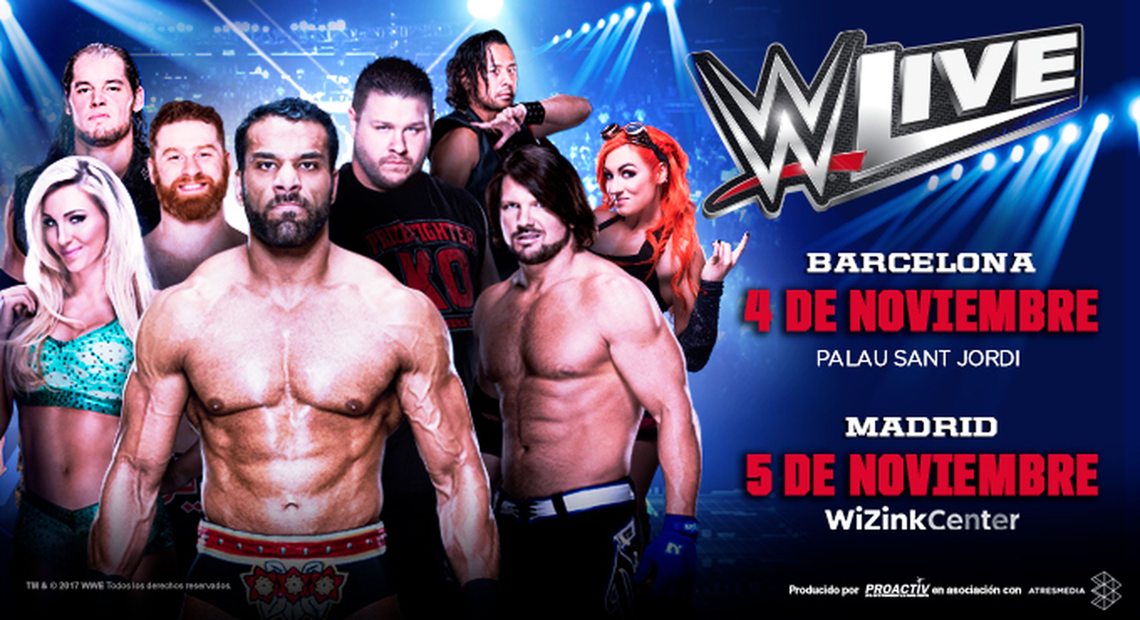 WWE España - Barcelona y Madrid
